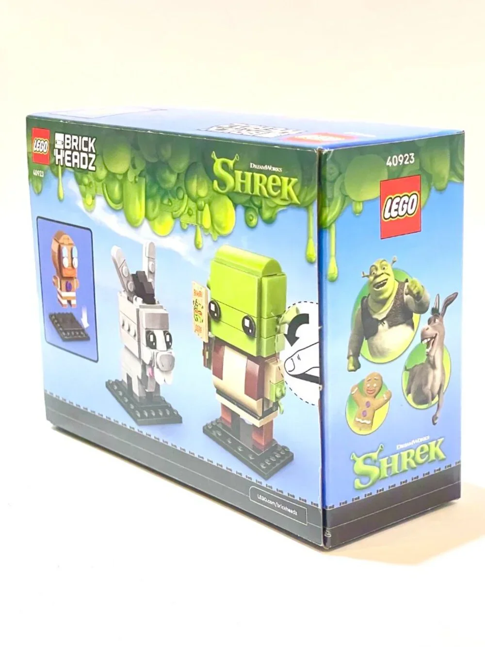 LEGO 40923 Brickheadz Shrek Donkey & Gingy NIB New in Hand